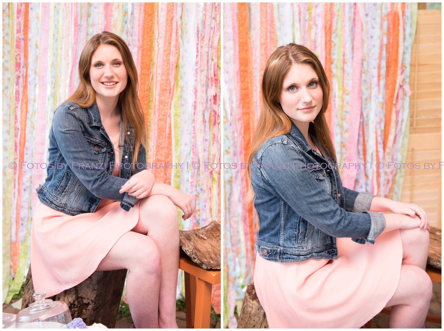 Spring Group of Girls April Showers Themed Styled Session | Senior Session | Pink & Purple | Fotos by Franzi Photography